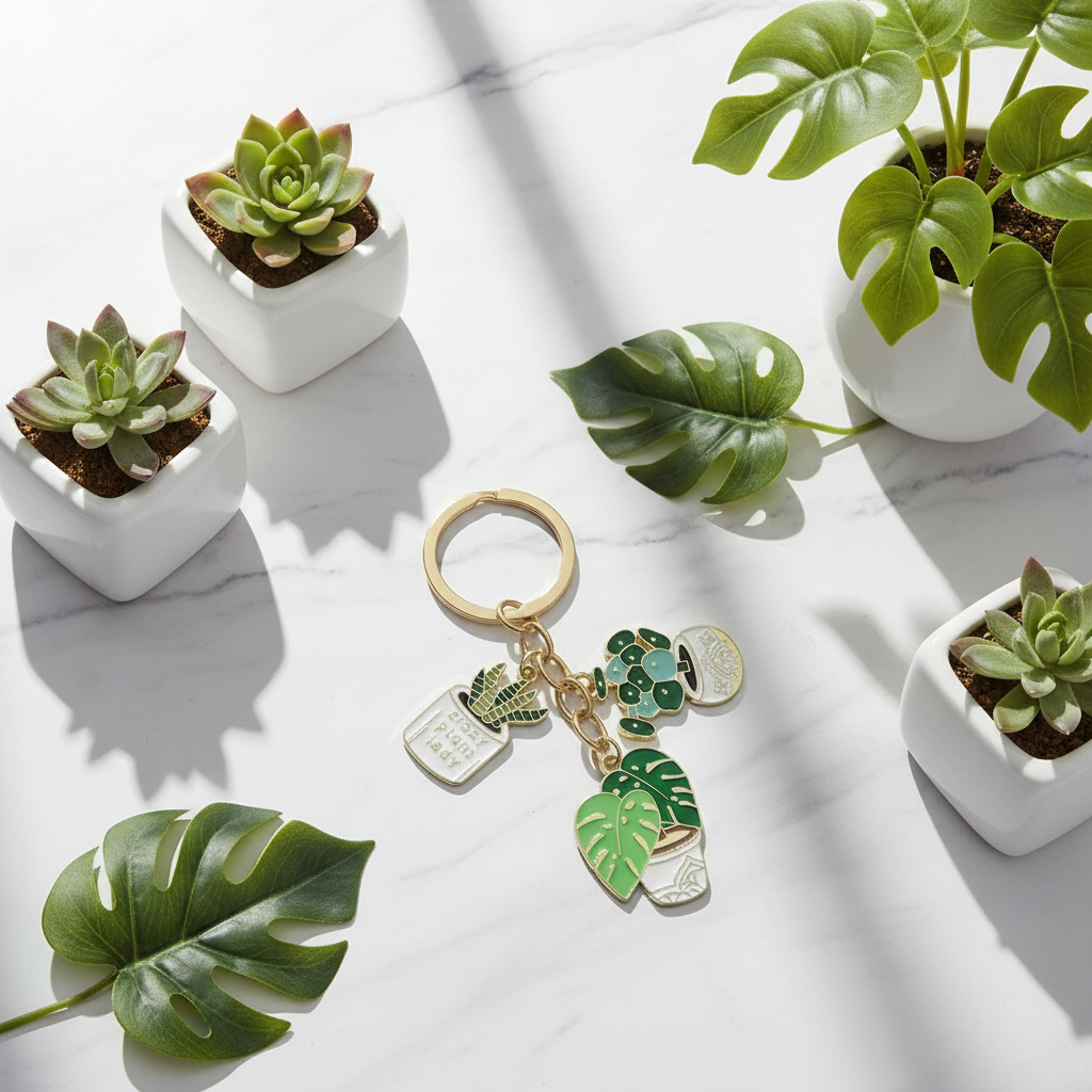 Porte-clés Plantes Succulentes