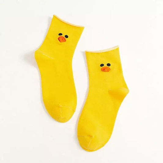 Chaussettes Canard Jaune