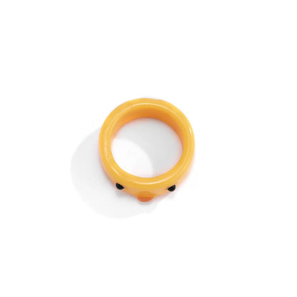 Anillo de pato amarillo