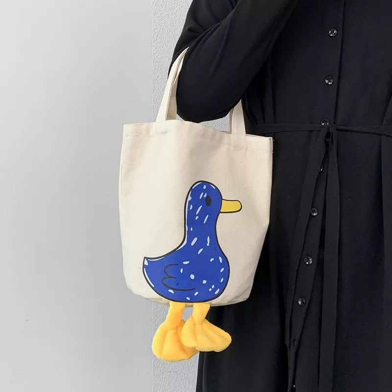 Blue Duck Tote Bag