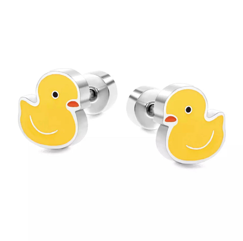 Pendientes Pato Amarillo