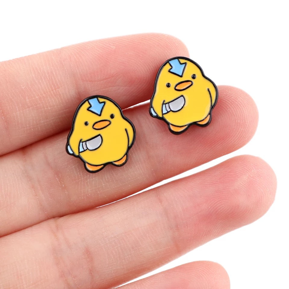 Airbender Duck Earrings