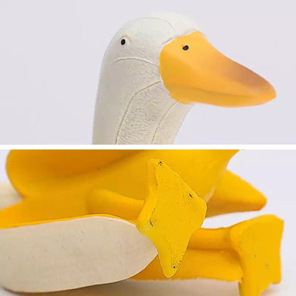 Estatuilla de pato banana