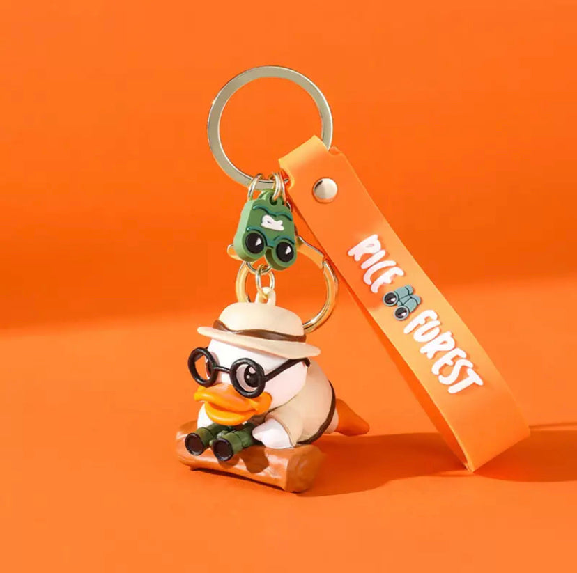 Keychain de pato branco