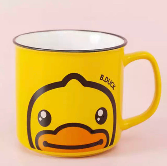 Caneca de cabeça de pato