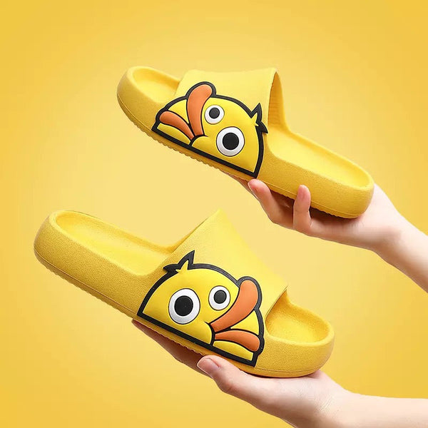 Flip-flops in de vorm van eend