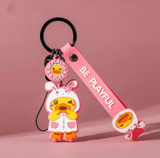 Keychain de pato de coelho