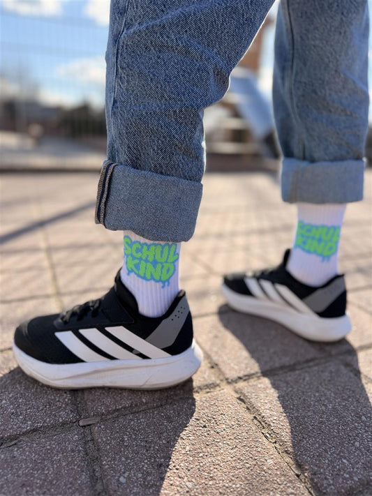 Schulkind Graffiti Green