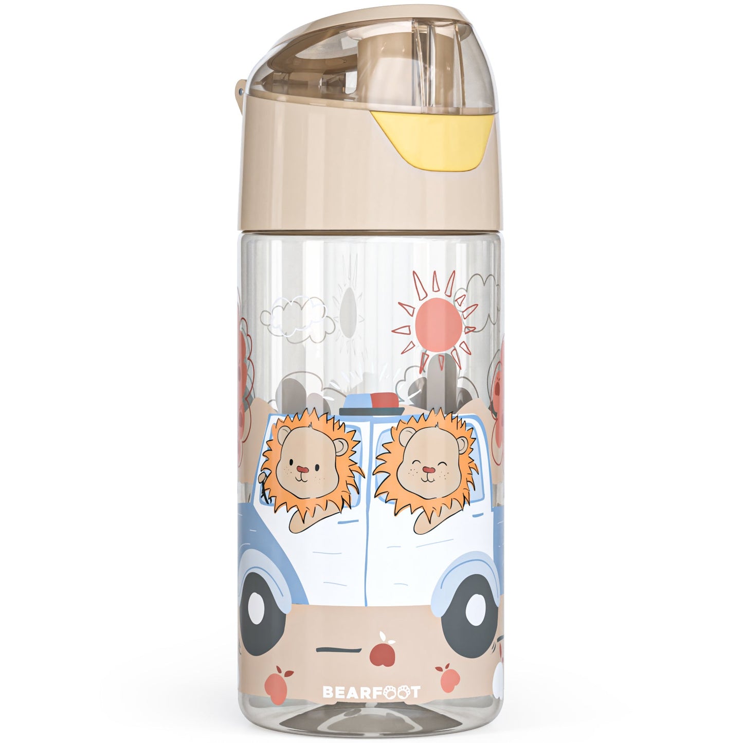 Trinkflasche Kinder, leichte Wasserflasche - Polizei Löwen