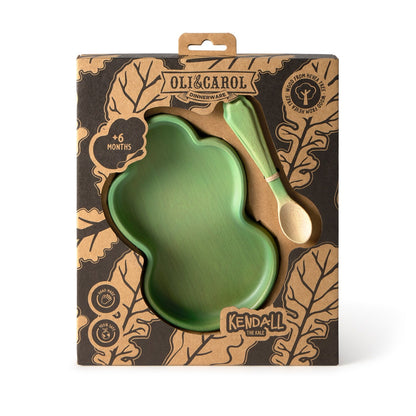 Kendall The Kale Plate & Spoon Set
