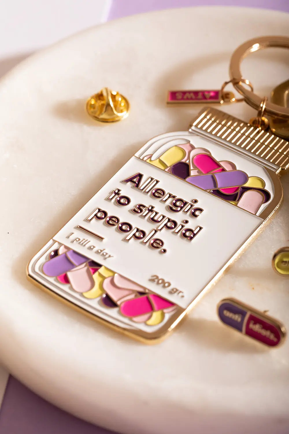 Allergic to - Keychain