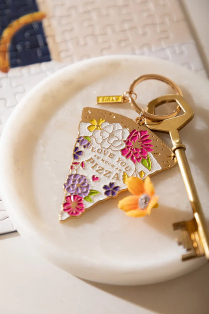 As much as pizza - Keychain