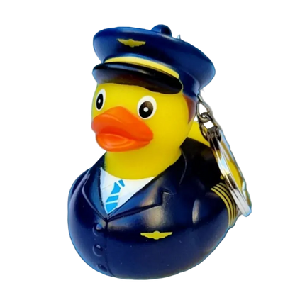 Porte-clés canard pilote de ligne Dutch Ducky – vue 1