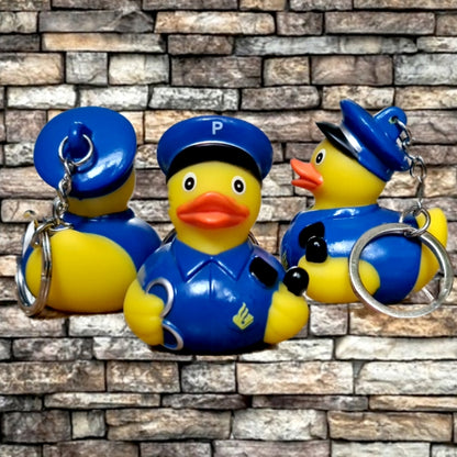 Police Duck Keychain