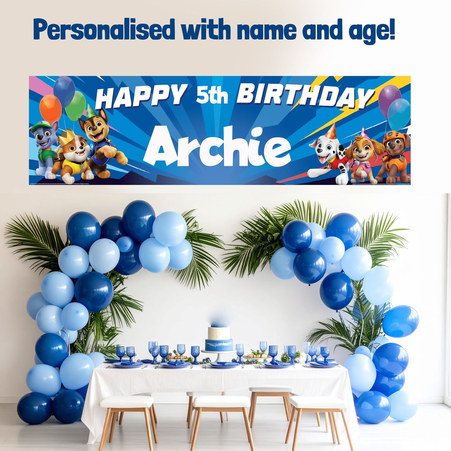 Pat’ Patrouille Birthday Banner