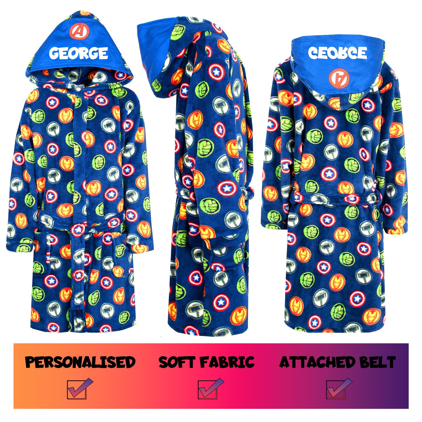 Marvel Dressing Gown – Avengers