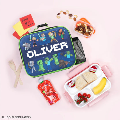 Sac repas – Minecraft bleu