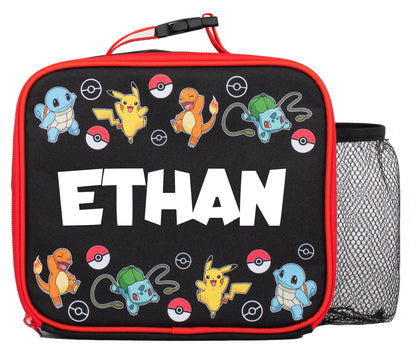 Personalized Lunch Bag - Pokemon Red
