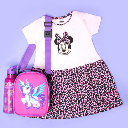 Disney Minnie Mouse Dress – rose Leopard