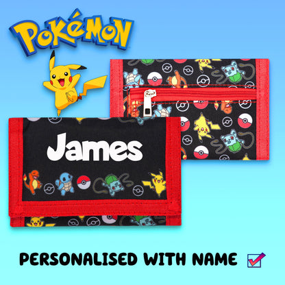 Personalized Pokémon Wallet - Red