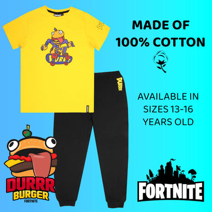 Pyjama Fortnite – with Durr Burger Beef Boss Motif