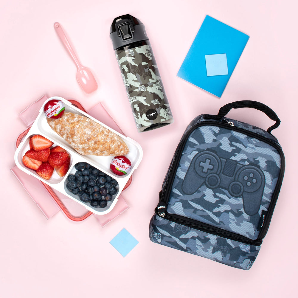 Gourde à bouchon rabattable – à bouchon rabattable 600ml – Game Pad Camo