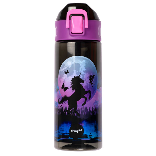 Gourde à bouchon rabattable – à bouchon rabattable 600ml – licorne Moon