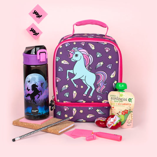 Flip Top Gourde 600ml – licorne Moon