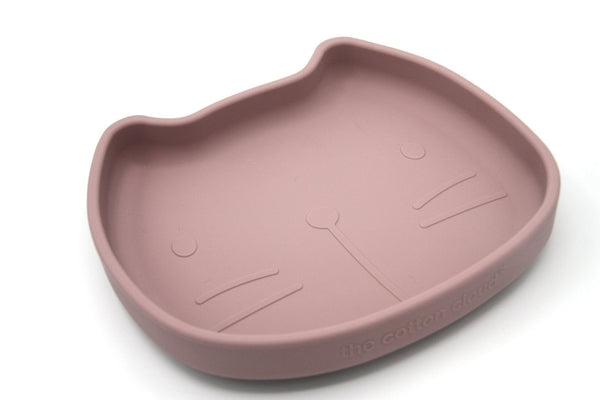 Kinderteller mit Saugfuß aus Silikon Pippa Dusty Mauve