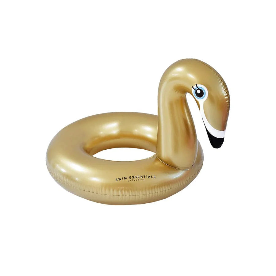 Flotador de piscina Cisne Dorado 