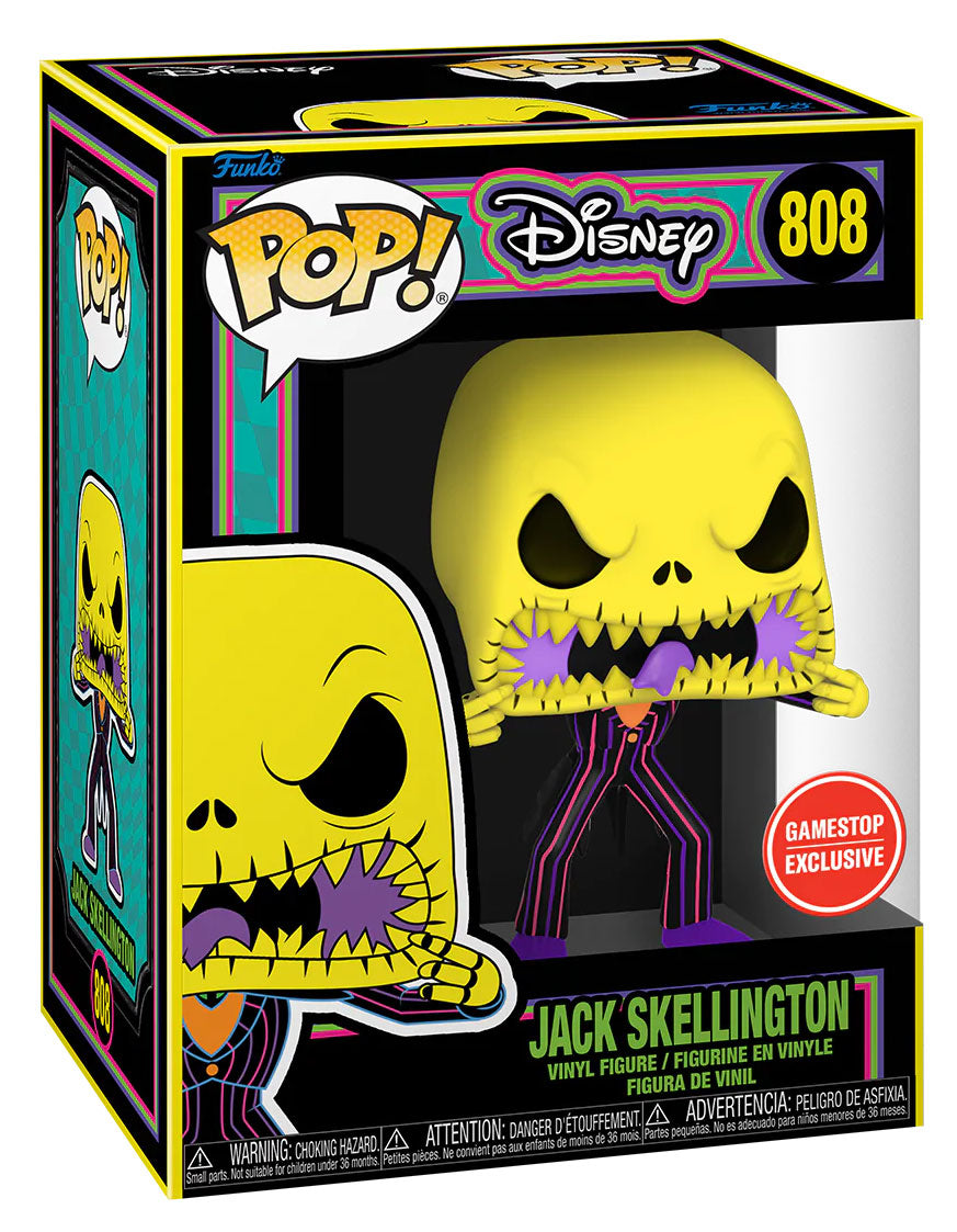 pop jack skellington black light 809