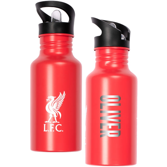 Gourde en acier inoxydable avec paille – Liverpool FC Metal 500ml