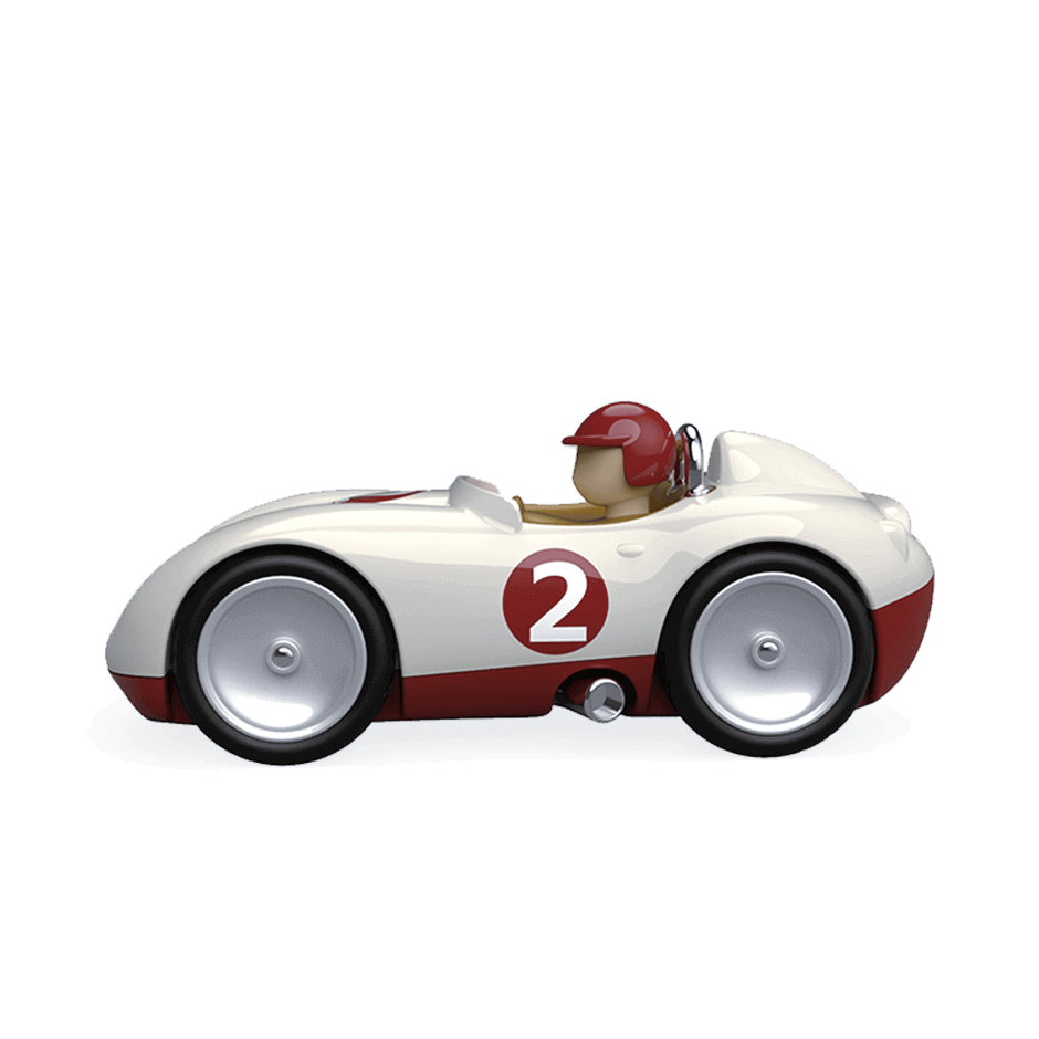 Der Rennwagen Blanc