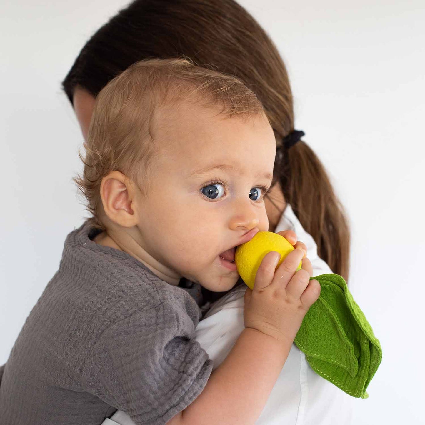 Lou the Lemon Mini Security Blanket-Teether
