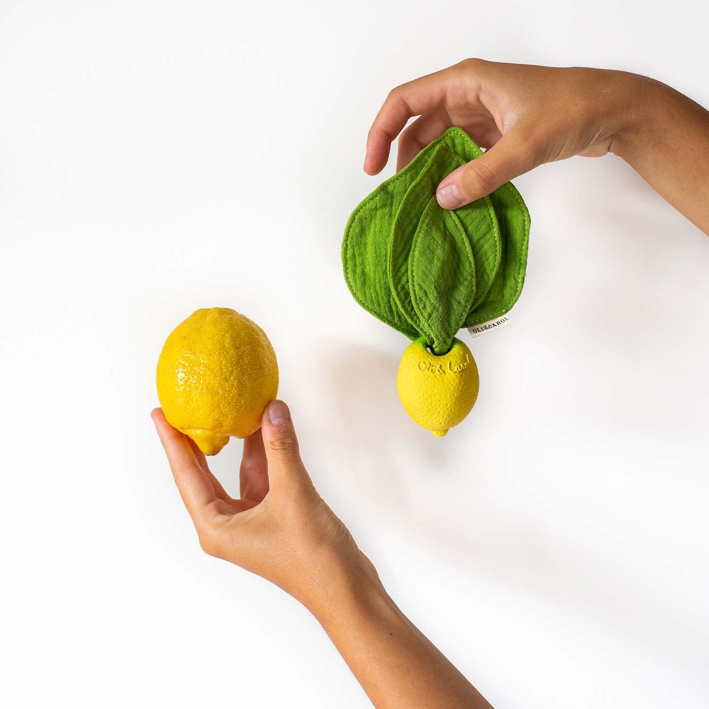 Lou the Lemon Mini Security Blanket-Teether