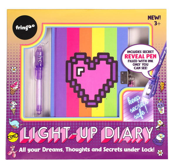 Journal secret lumineux – Pixel Heart