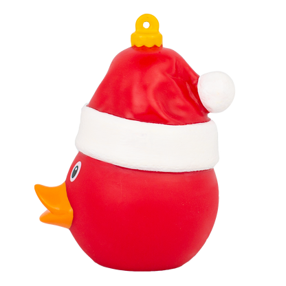 Adorno Navideño Pato con Gorro