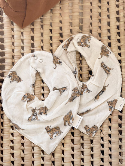 Lot de 2 bavoirs bandana - MAEL