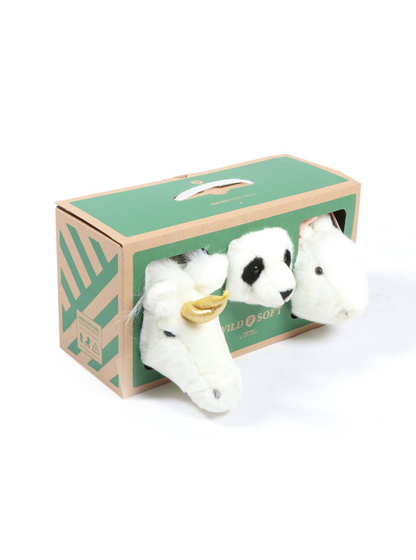 Mini têtes décoratives : Coffret Lovely - Wild & Soft