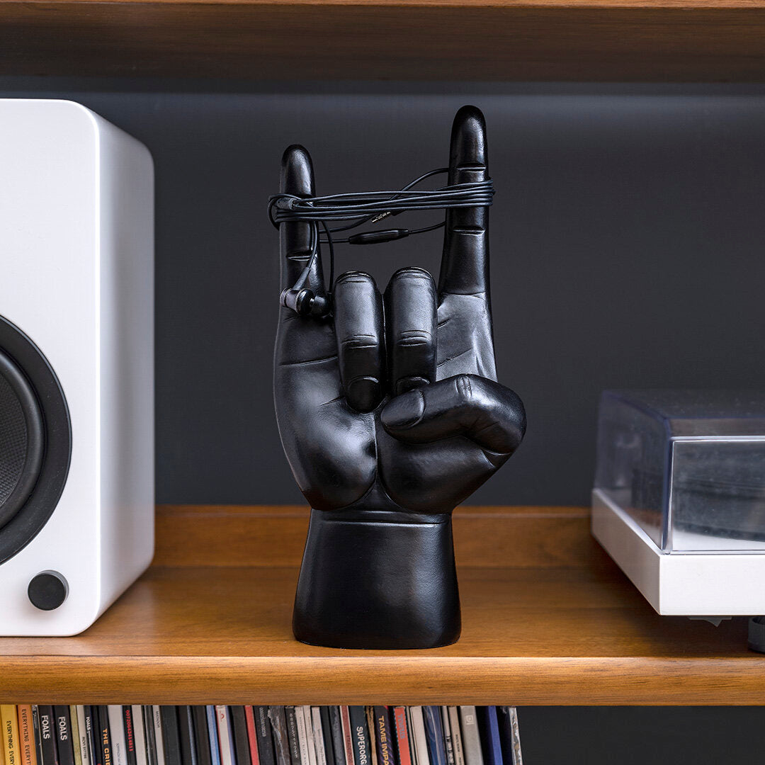 Rock On Headphone Stand (Gold or Black)