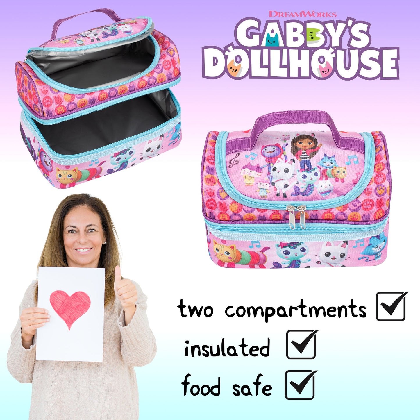 Gabby et la Maison Magique's Doll House Multi Sac repas