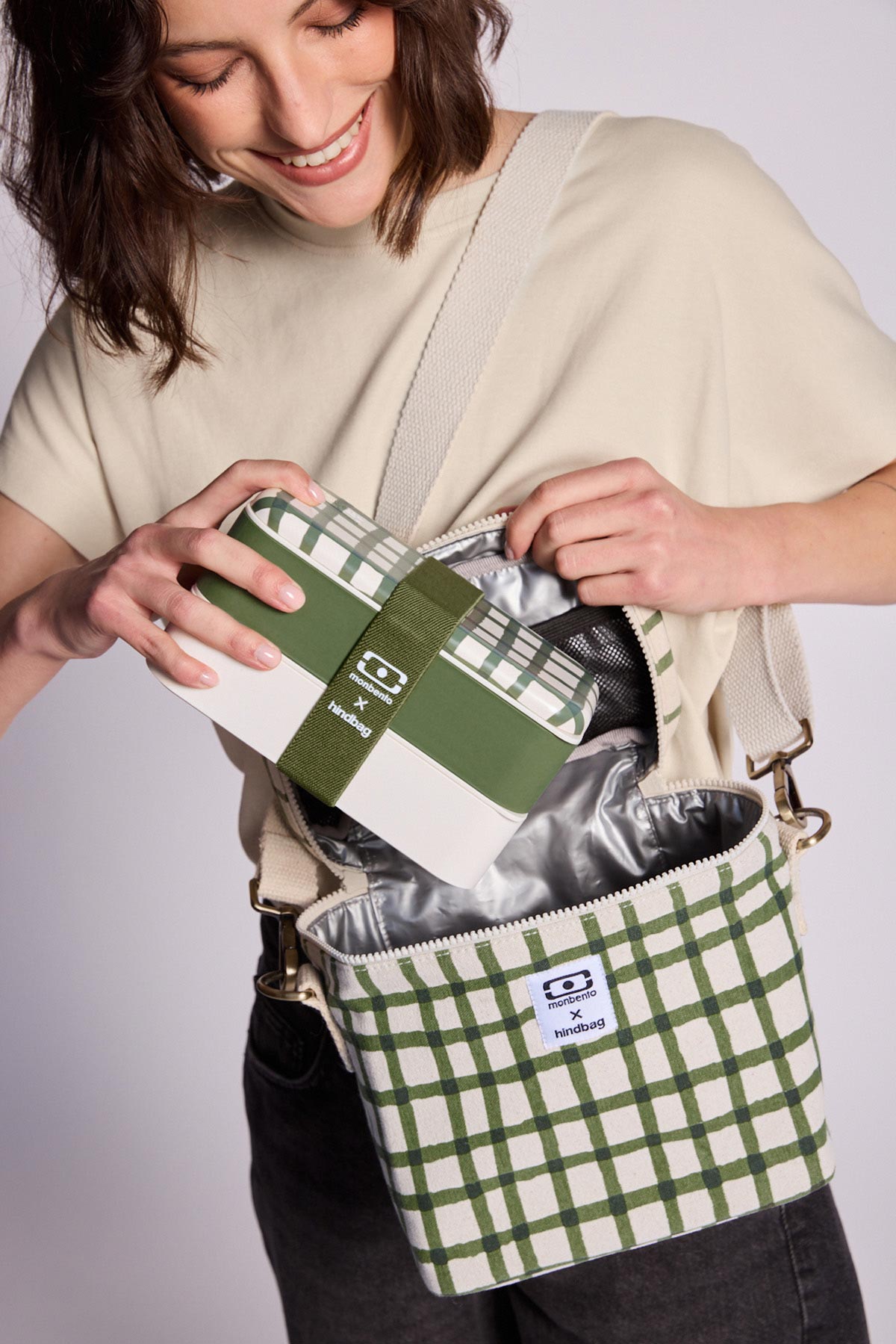 Pack Hindbag x monbento® écru