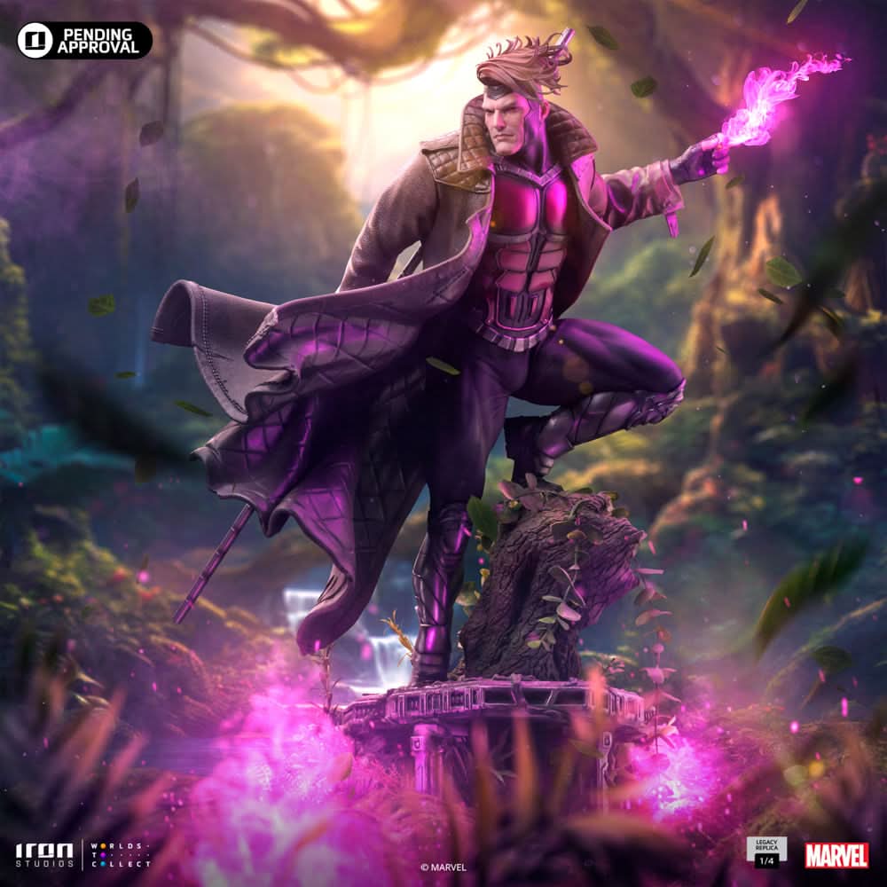 Gambit Statue - X-Men Comics - Legacy Replica 1/4 - Iron Studios