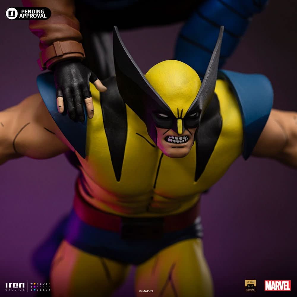 Statue Gambit e Wolverine - X-Men 97 - Art Scale 1/10 - Marvel Comics