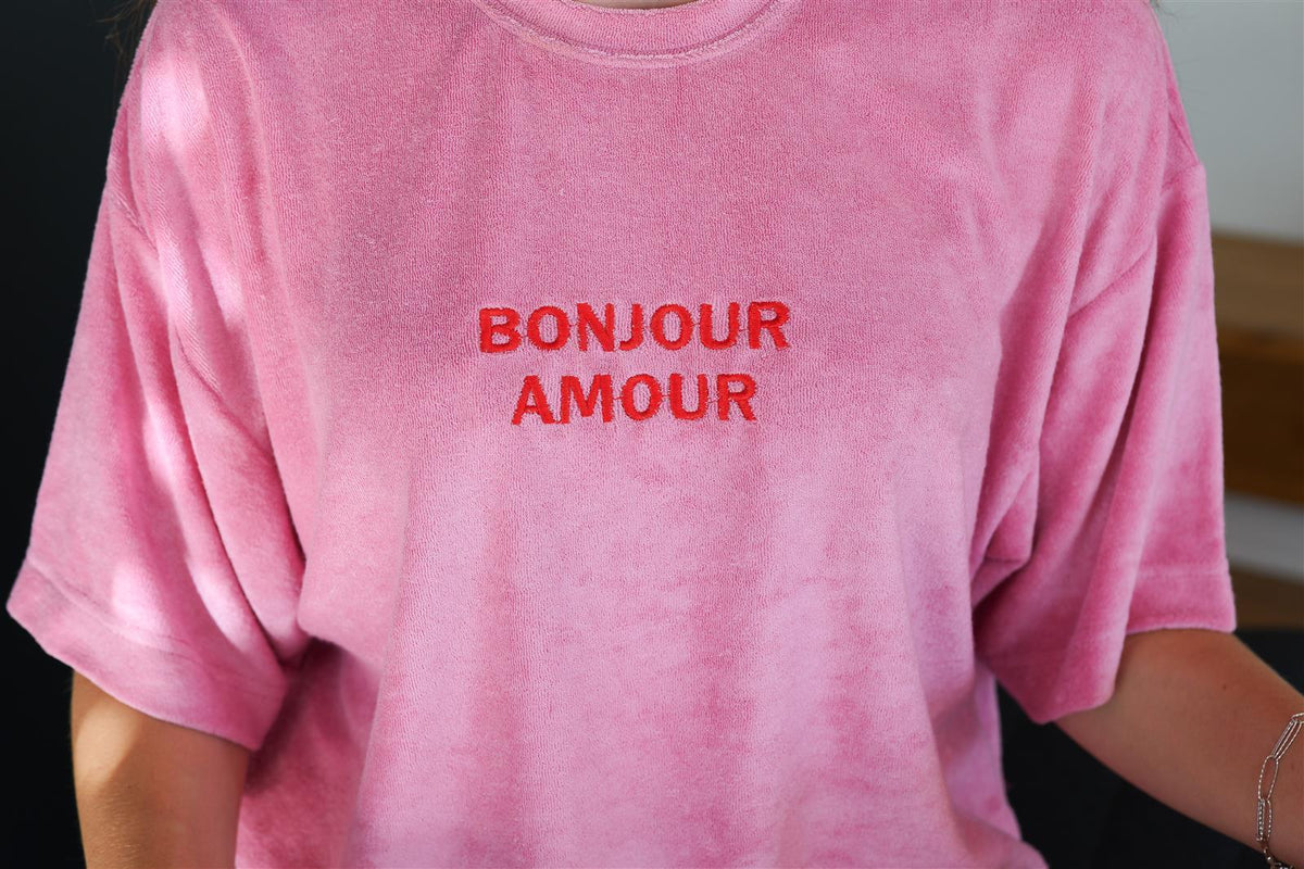 T-shirt Bonjour Amour – vue produit 4