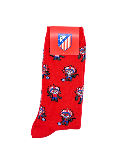 Chaussettes Atlético de Madrid « Indi » – Rouge - Chulé