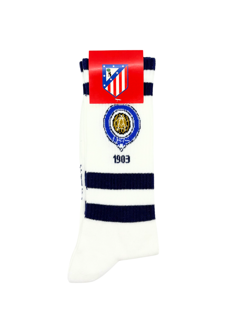 Chaussettes Atlético de Madrid « Premier Blason » – Blanc
