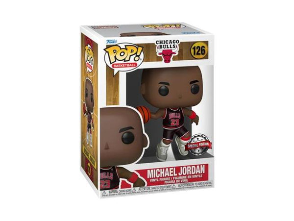 Funko Pop! Michael Jordan avec Jordans (Blk Pinstripe Jersey) – NBA