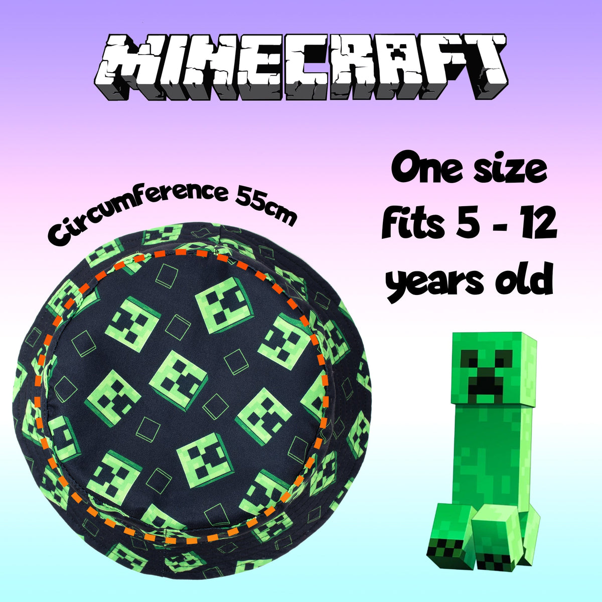 Casquette enfant – Minecraft Bucket Hat