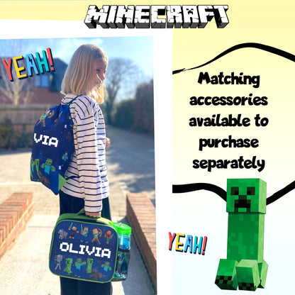 Sac repas – Minecraft bleu